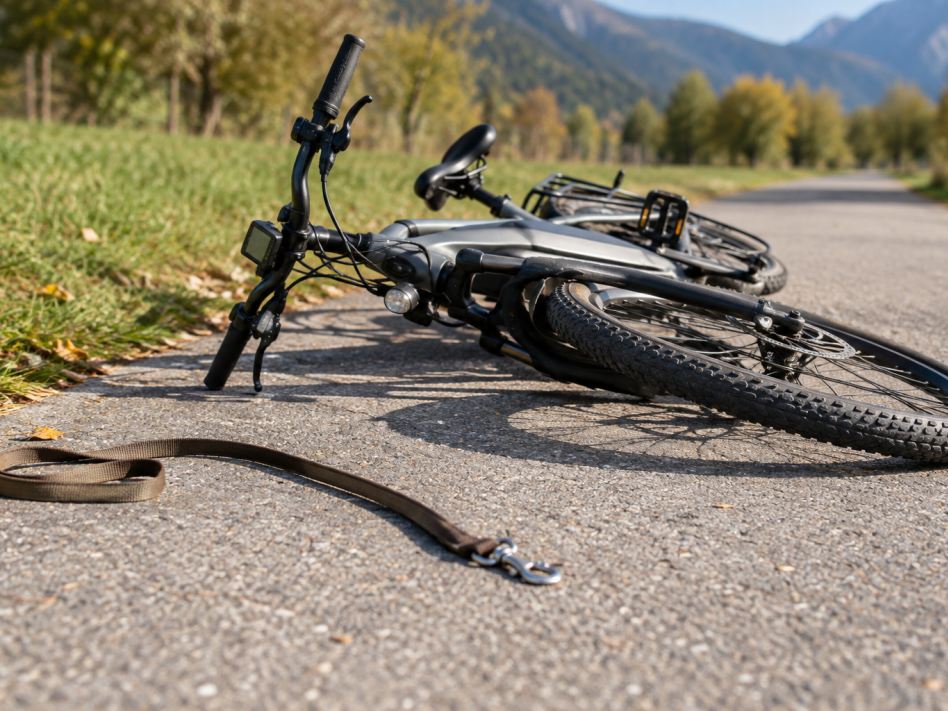 74-jähriger E-Biker stürzt und wird verletzt