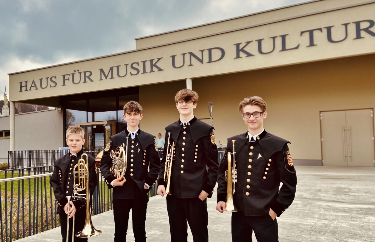 Magic Brass Boys aus Liezen geigten auf