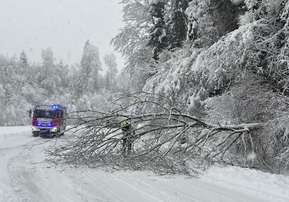 Der Bezirk versinkt im Schnee