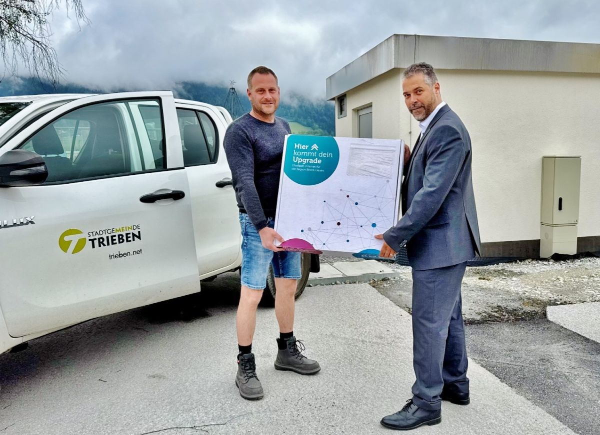 Glasfaser-Ausbau in Trieben auf der Zielgeraden