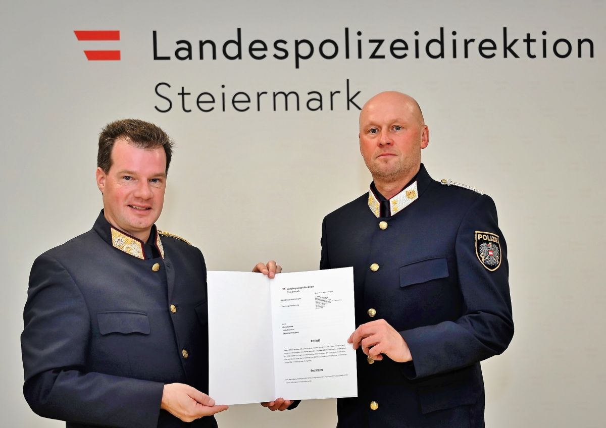 Neue Funktion für Chefinspektor Michael Lasser