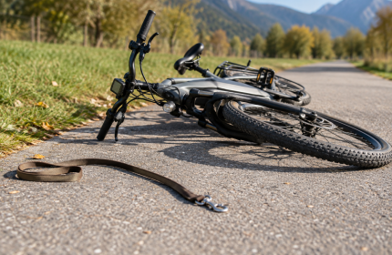 74-jähriger E-Biker stürzt und wird verletzt