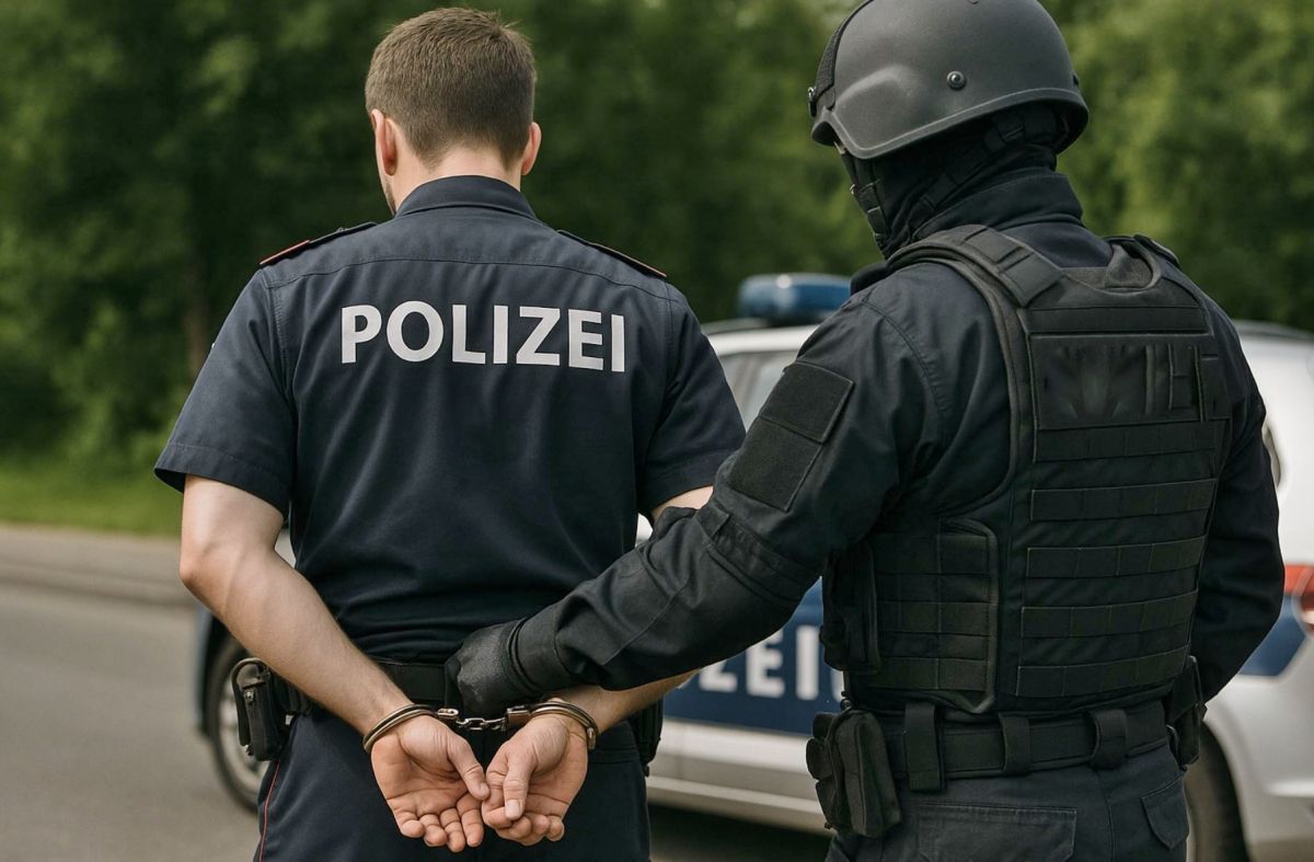 Bewaffneter Beamter bedroht Kollegen
