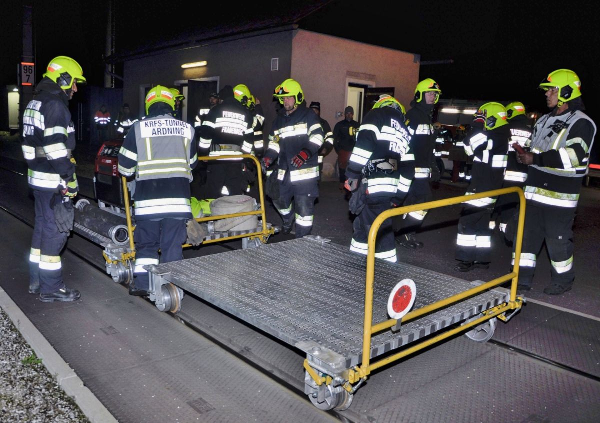 Einsatz im ÖBB - Bosrucktunnel
