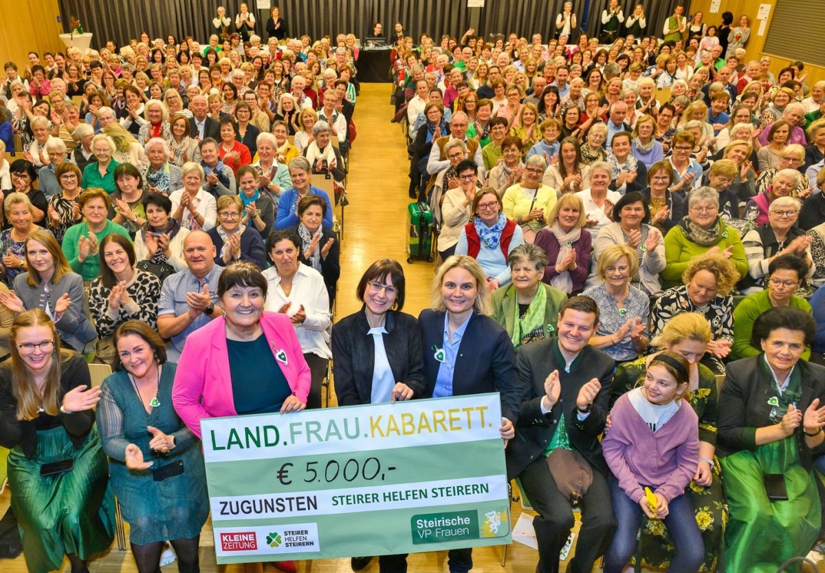 Steirische ÖVP Frauen sammeln € 5.000,-